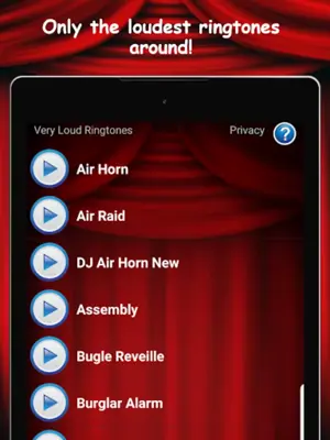 Very Loud Ringtones android App screenshot 0