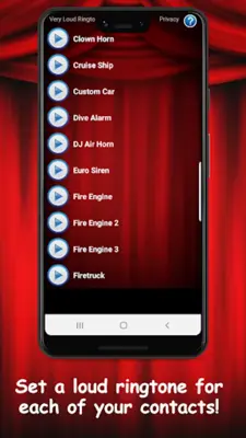 Very Loud Ringtones android App screenshot 3