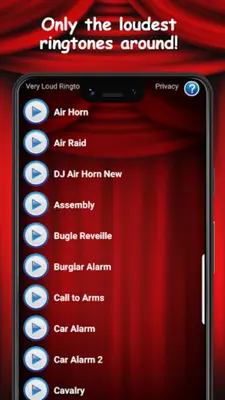 Very Loud Ringtones android App screenshot 6